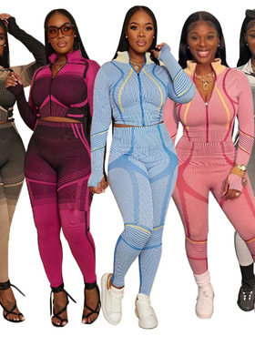 Clothes autumn women's long sleeved tight fitting sportswear