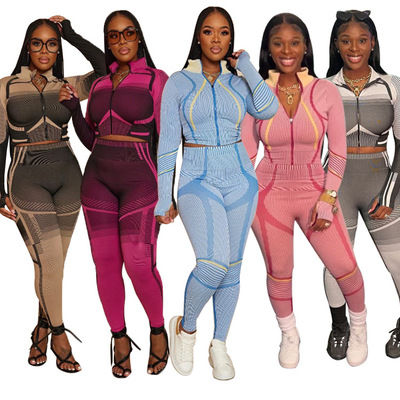 Clothes autumn women's long sleeved tight fitting sportswear
