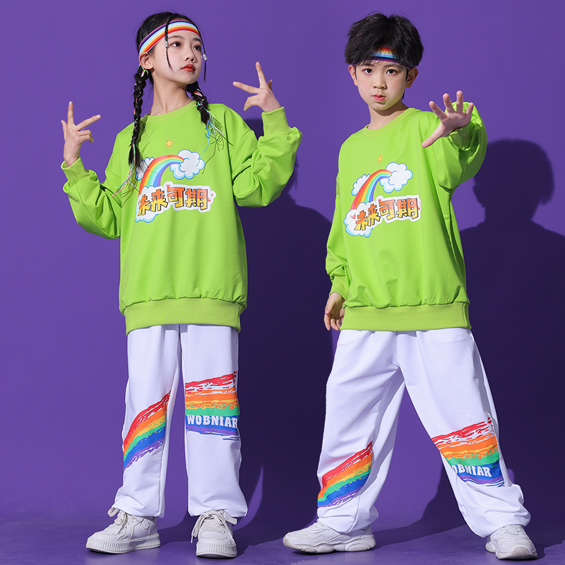 儿童嘻哈街舞练功演出服