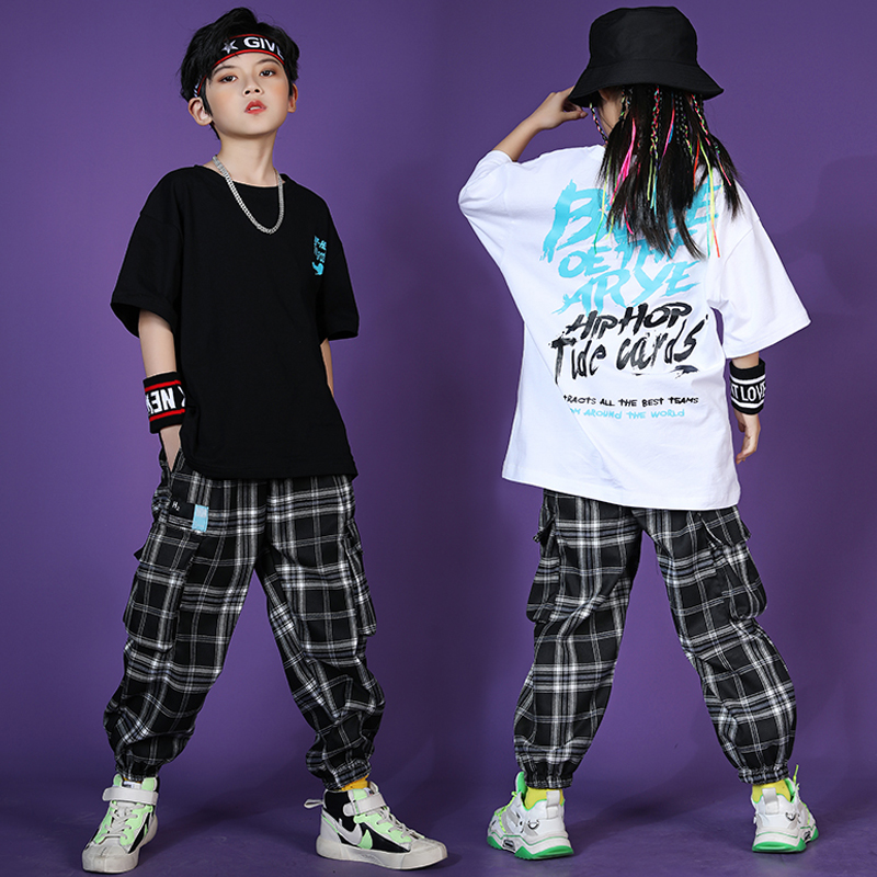 夏季嘻哈风爵士舞架子鼓表演服