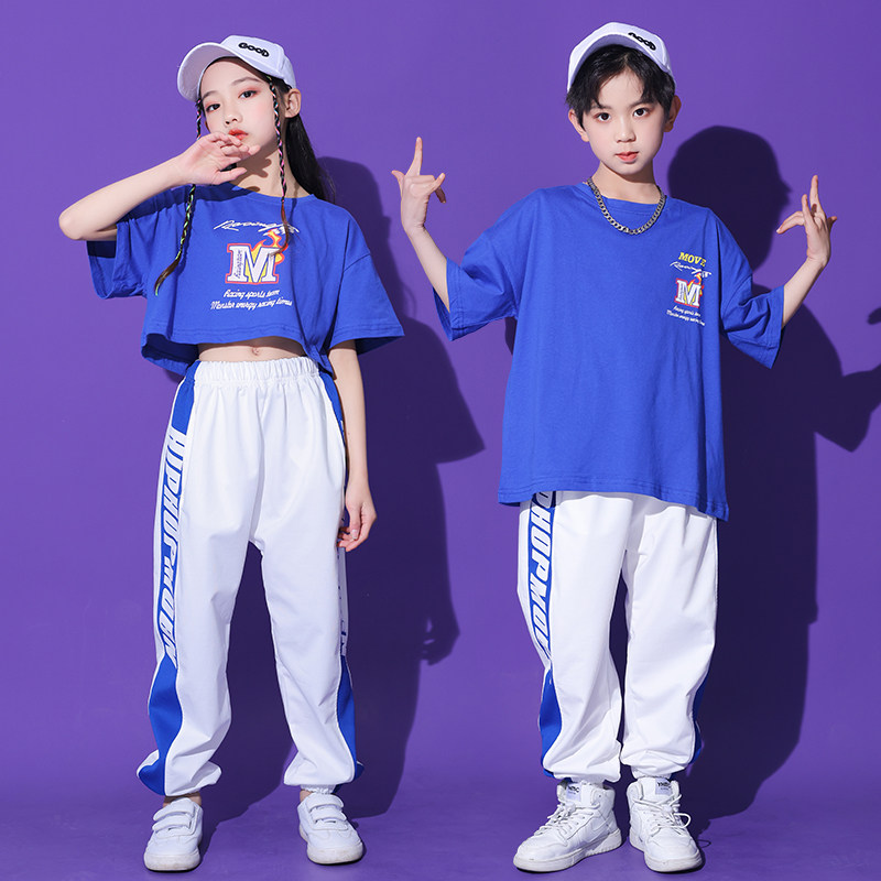 儿童啦啦队演出服运动会套装表演