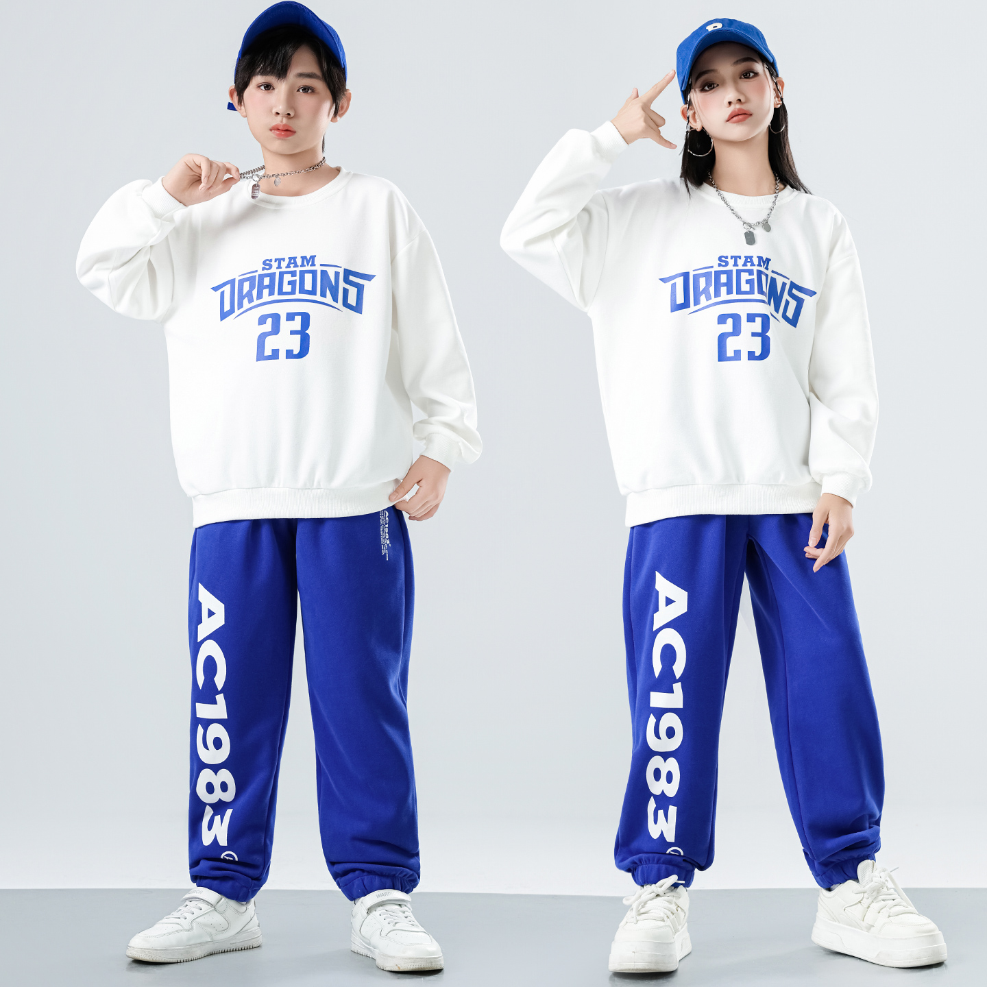 元旦儿童啦啦队演出服运动会套装