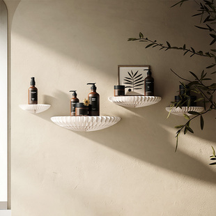 十八纸飞雁壁挂风琴纸艺展架墙面免打孔立体置物架艺术装饰陈列台