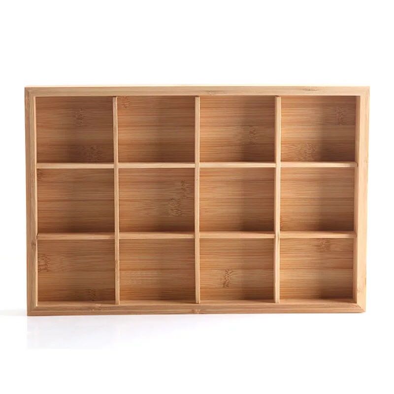 竹木展示收纳盒饰品包邮珠宝箱