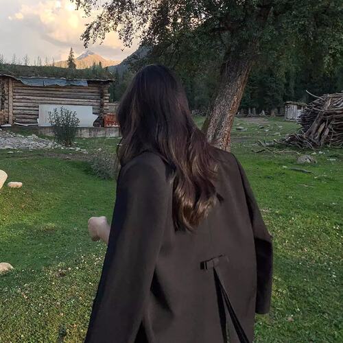pusumede 黑色西装外套女2025秋季新款设计感蝴蝶结小众西服上衣