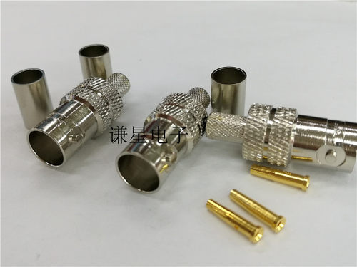 BNC-K-4射频连接器纯铜优质Q9头