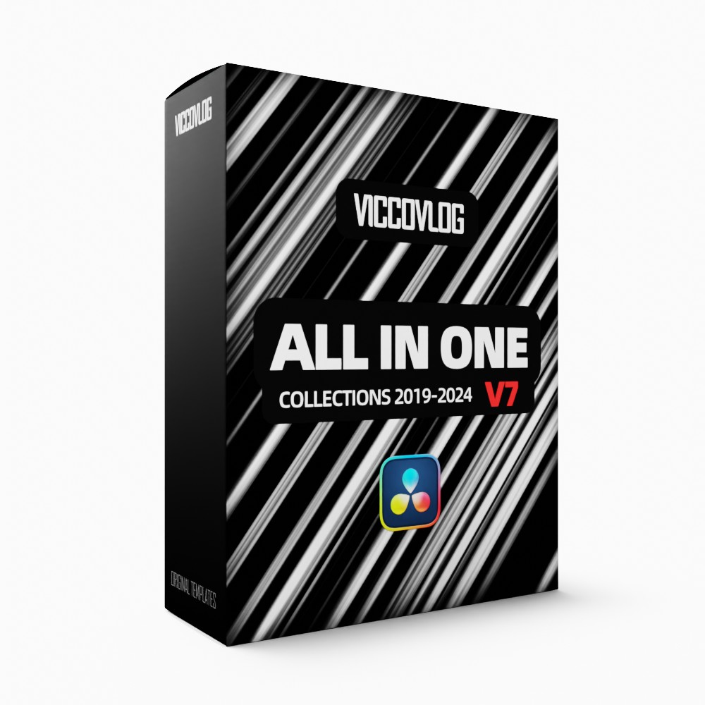 ViccoVlog 达芬奇 “我全要” 全18套模版合集 V7 (不含脚本工具)