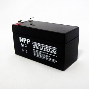 报警器 铅酸蓄电池 12V1.2AH NPP耐普蓄电池NP12 GPS 1.2 扩音机