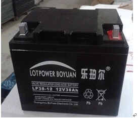 LOTPOWER乐博尔蓄电池LP38-12 12V38AH 通信电源UPS电源直流屏用