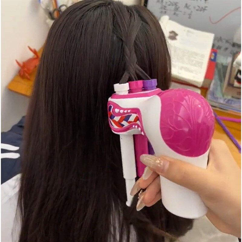 全自动编发神器懒人电动三股编发器女孩编辫子玩具礼物.送女儿女