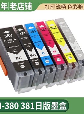 适用佳能BCI-380墨盒TS6330 TS7330 TS8430 TS7430 TR9530a打印机