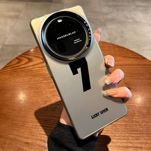 适用OPPO手机壳FindX6/x7简约幸运数字7彩银镭射硅胶x5男女Reno11/10/9/8新款+软6防摔Pro套高级感ultra磨砂