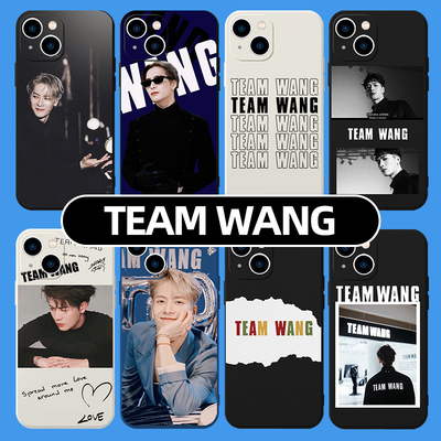 TEAMWANG手机壳苹果15适用华为mate60pro王嘉尔iphone14promax同款TEAM11vivo周边WANG8OPPO小米13PANTHEPACK