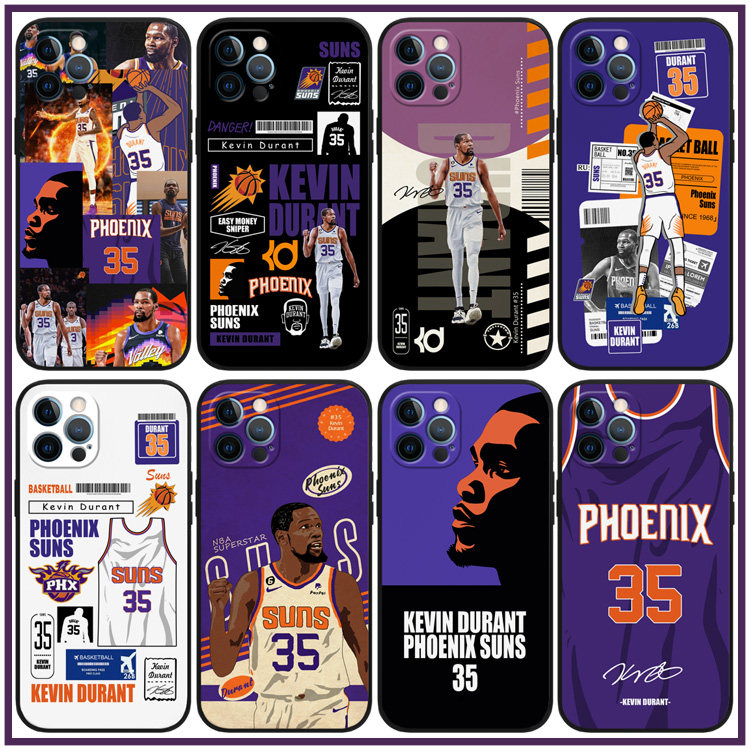 杜兰特手机壳适用红米K50太阳队K40/K40S/K60/K60E篮球Pro/iphone/VIVO/oppo电竞小米至尊冠军苹果游戏增强版
