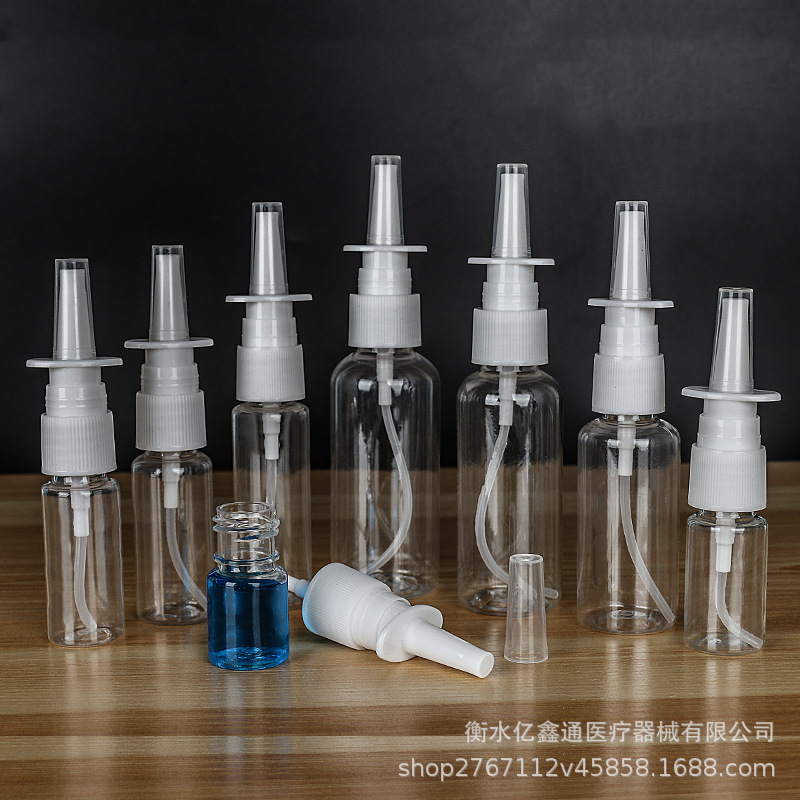 现货10 20 30 50ml透明PET直喷瓶 喷壶 喷雾瓶分装塑料瓶 小喷瓶