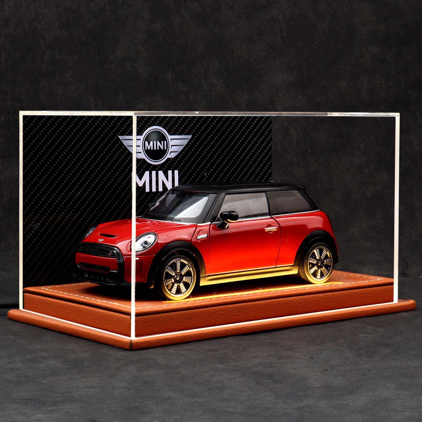 宝马MINI合金车模仿真汽车模型