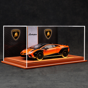 送男生礼物 兰博基尼Huracan小牛跑车模型仿真汽车玩具车模收藏版
