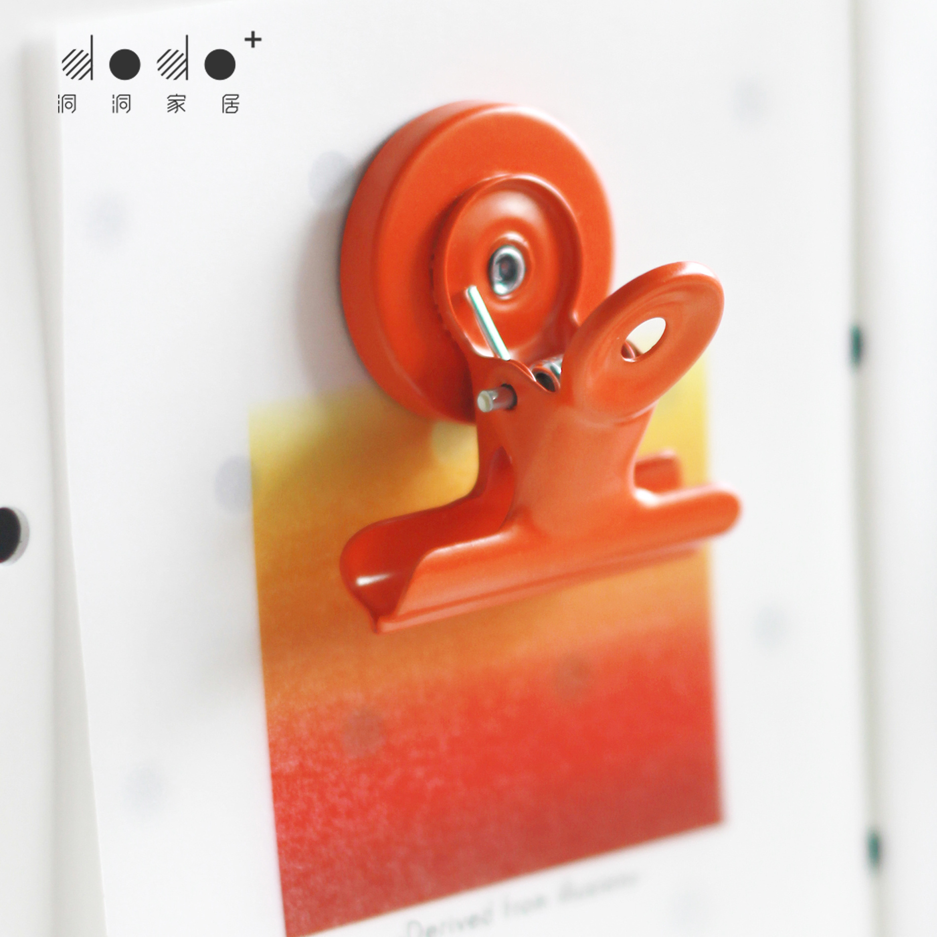 多彩磁铁免钉夹子金属洞洞板配件