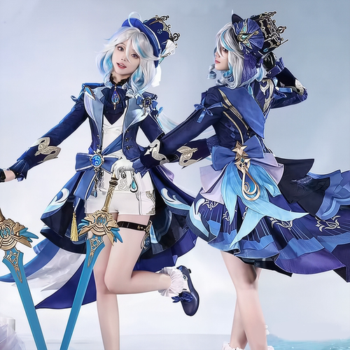 原神芙宁娜cos服水神套装c服