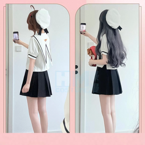 百变小樱cos服夏季校服知jk制服