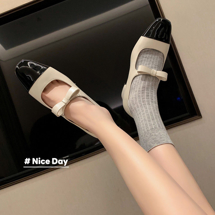 圆头粗跟TPR(牛筋）羊皮18-40岁浅口单鞋,女鞋,浅口单鞋,淘宝优惠券,粉丝福利购,淘宝优惠卷