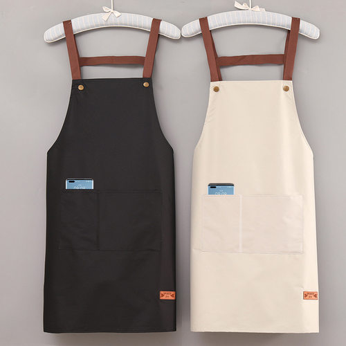 新款围裙餐饮工作服防水防油