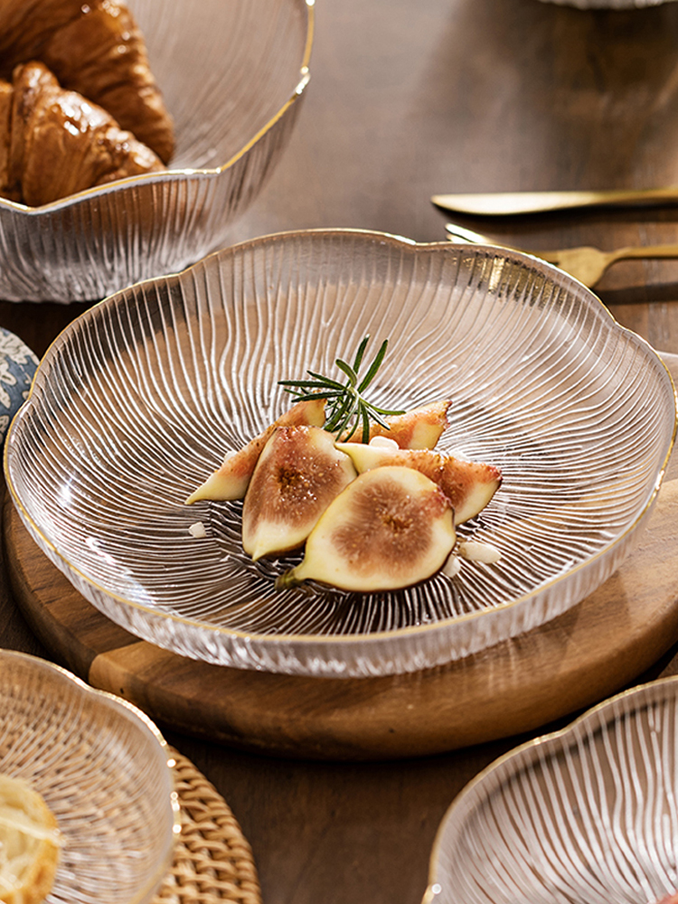 玻璃水果盘高档轻奢精致高级感