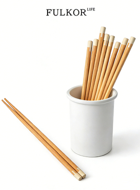 木筷子家用无漆无蜡天然原木防滑耐高温日式高档商用餐厅酒店餐具
