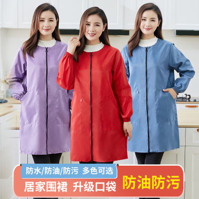 洁雅达防水防油时尚罩衣工作服
