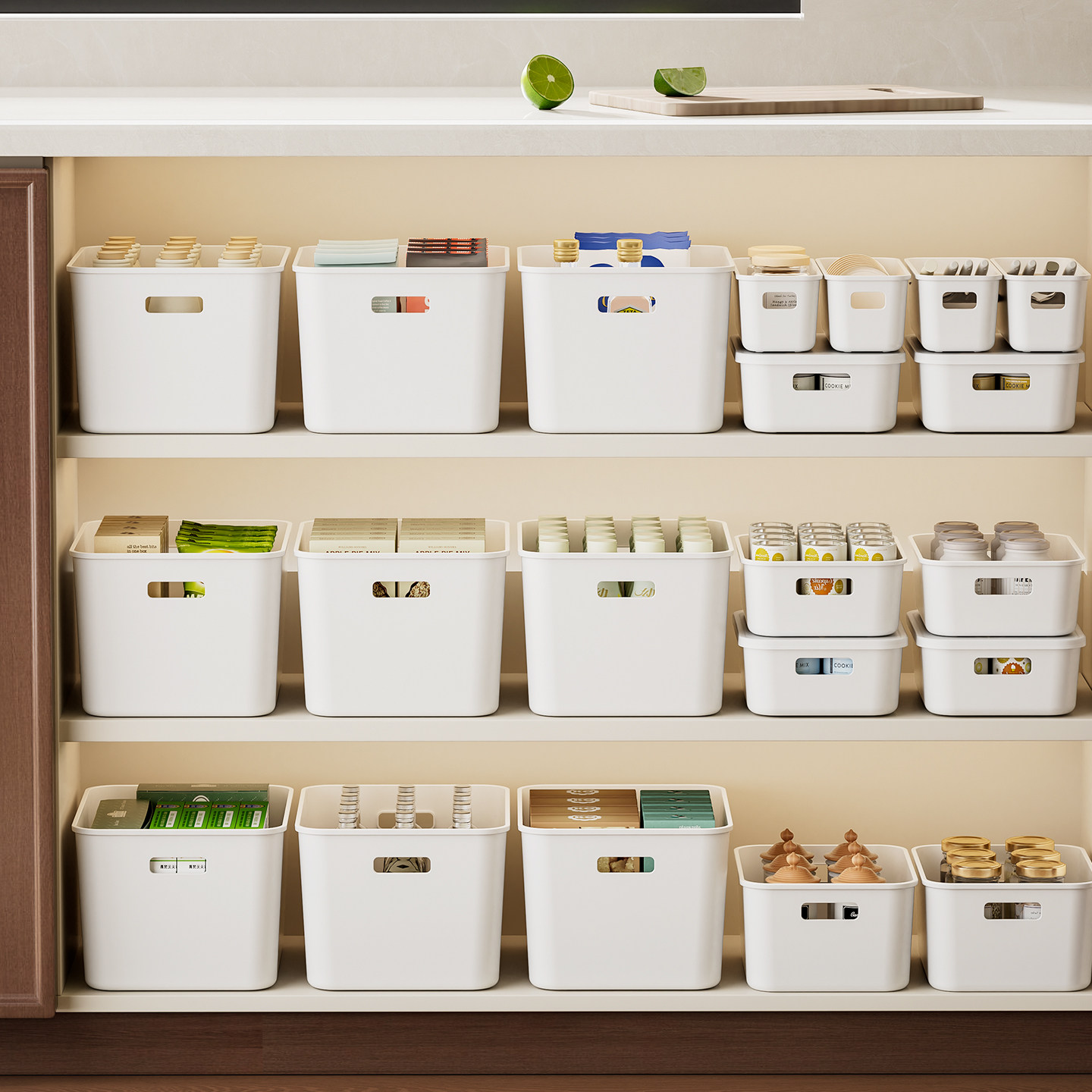 杂物抽屉式收纳筐桌面厨房橱柜整理盒零食玩具日式储物箱盒子家用,收纳整理,收纳筐,淘宝优惠券,粉丝福利购,淘宝优惠卷