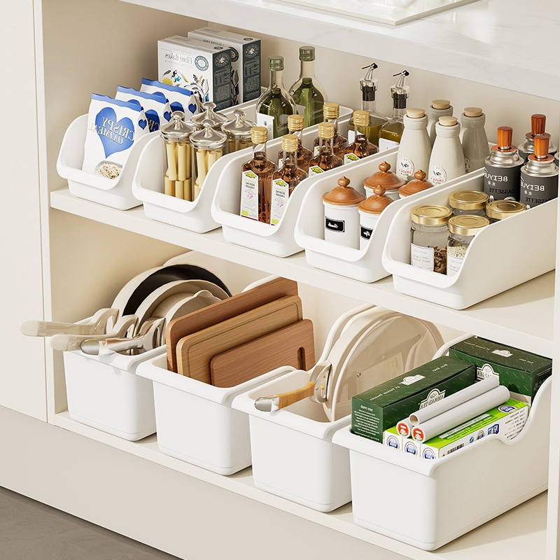 橱柜收纳筐调料锅具杂物整理篮子