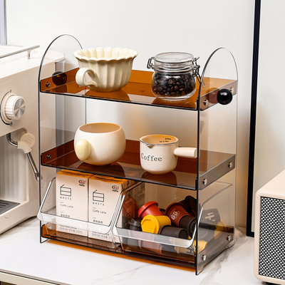 中古风杯子收纳置物架马克咖啡杯