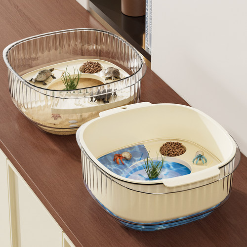 乌龟饲养缸生态造景家用小型