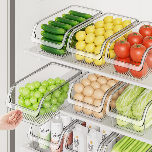 食品级冰箱收纳盒整理神器厨房用