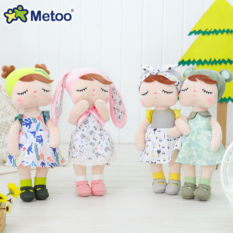 metoo咪兔安吉拉毛绒玩具春
