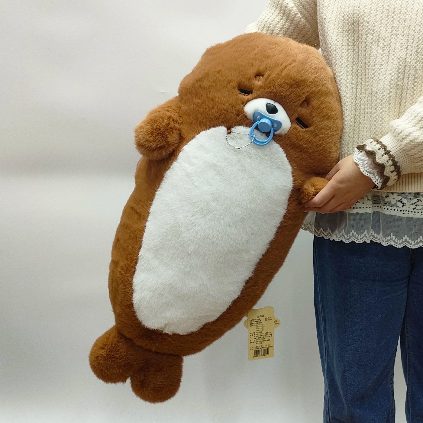 正版鼻涕熊安抚毛绒玩偶