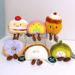 陶绒居捏捏乐甜品系列毛绒玩偶甜甜圈玛芬蛋糕抹茶蛋卷公仔草莓