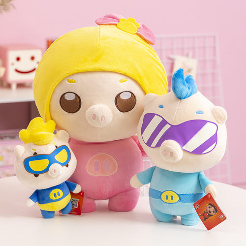 多多堡猪猪侠公仔玩具批发爪机娃