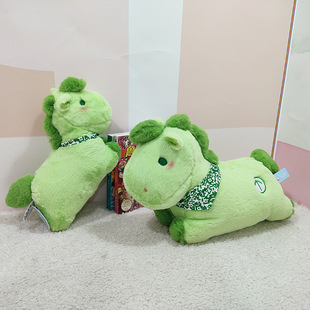 赛特嘟嘟绿马公仔创意小马毛绒玩具娃娃机玩偶礼物 儿童玩具