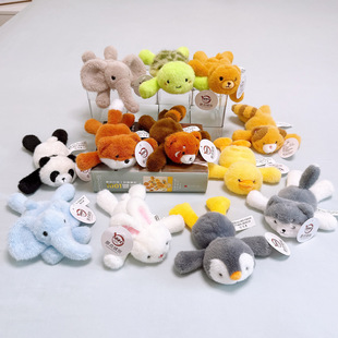 原点绒创趴趴小熊猫毛绒玩具长腿飞象企鹅玩偶兔子掌中宝公仔