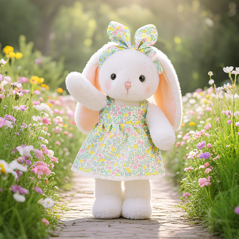 抱抱宝贝缤纷兔毛绒玩具