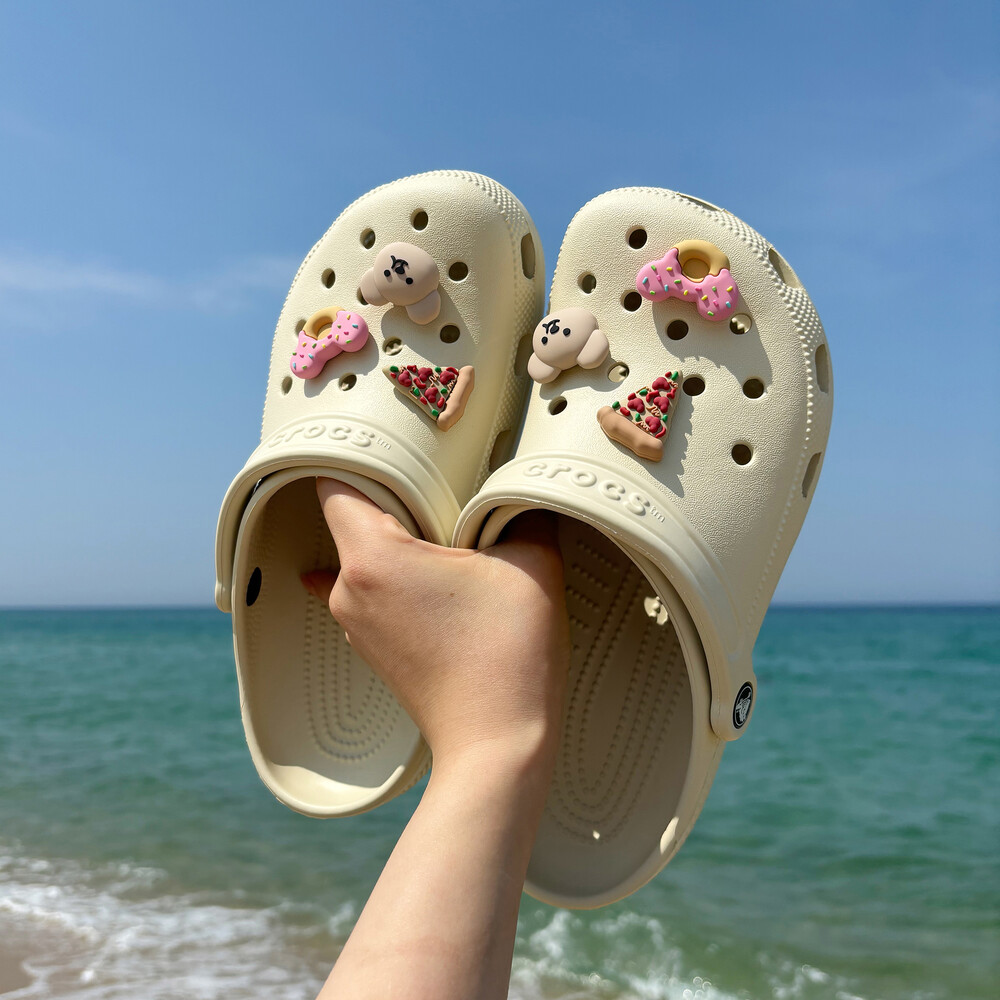 panggom硅胶鞋扣洞洞鞋鞋花