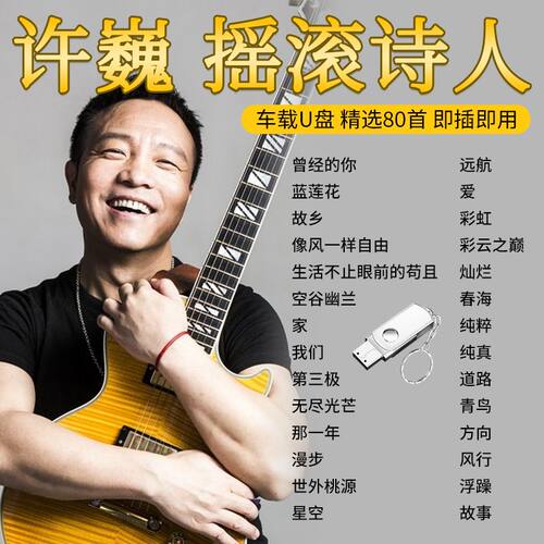 许巍车载U盘无损音乐专辑经典老歌车载音乐U盘MP3高品质车载音乐