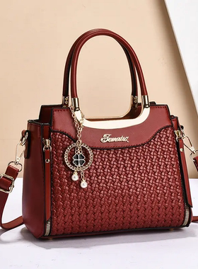 婚包高级感包包女包大容量单肩包托特包女2026新款红色结婚新娘包