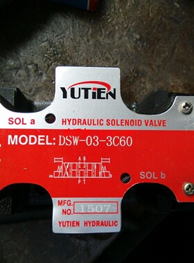 台湾油田YUTIEN电磁换向阀D4-3C2-03-A2  原装正品