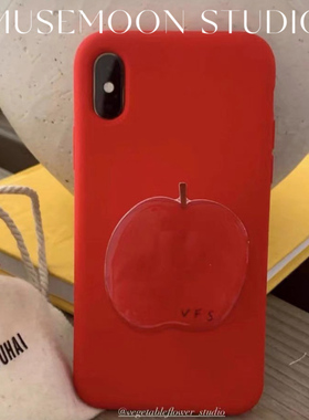 MUSEMOON新年红色韩国ins博主fever同款小众纯色液态硅胶适用iphone16/15promax苹果13/12/11华为/小米手机壳
