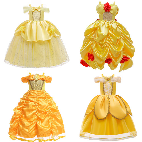 美女与野兽贝儿公主裙