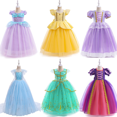 灰姑娘仙蒂乐佩长发公主裙