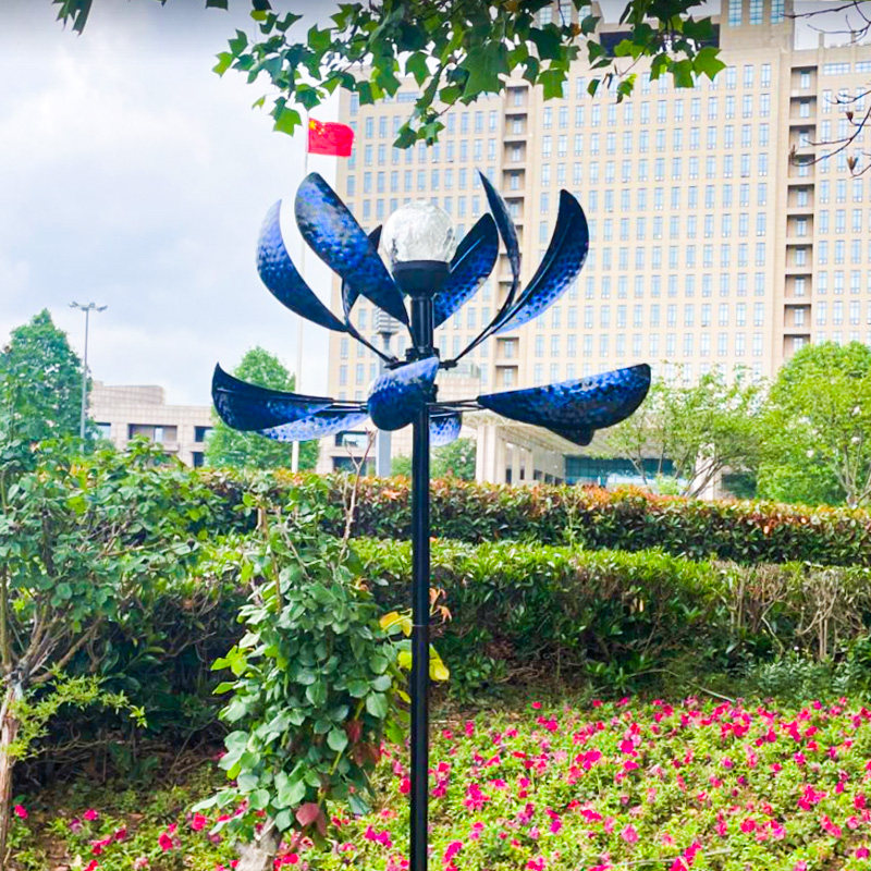 花园装饰铁艺风车旋转摆件庭院别墅院子户外创意造景七彩太阳能灯,家居饰品,户外/庭院摆件,淘宝优惠券,粉丝福利购,淘宝优惠卷