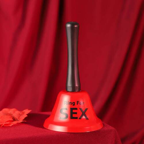 Hand-held Ring Red Metal Bell Party Decoration Bell Sex For